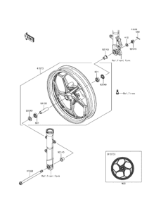 EX250 (ABS) フロントハブ