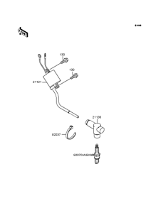 KX125 Катушка зажигания