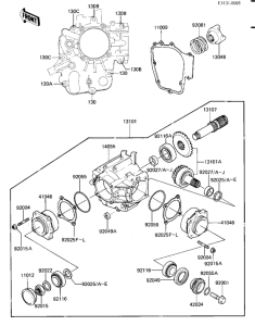 KZ1100 Front bevel gears