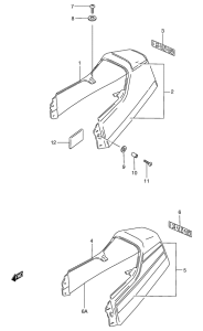 RG80 Обтекатель сидения