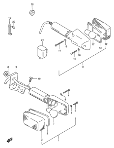 DF200 Поворотники