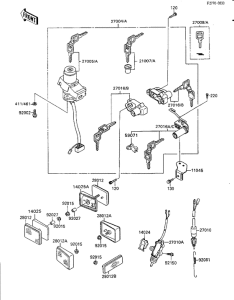 ZX600 Замок зажикания