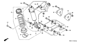 CBR900RR Rear cushion