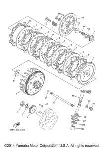 XT225SC Сцепление