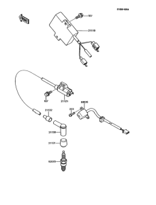 KMX125 Система зажигания