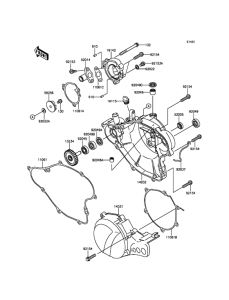 KX65 Крышки двигателя