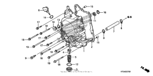 SH150I Крышка картера правая