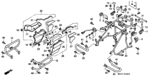 GL1500SE Зажита двигателя