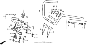 VT1100C Vt1100c handlebar