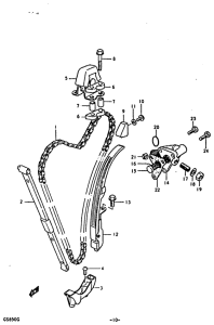 GS850 Держатель направляющей