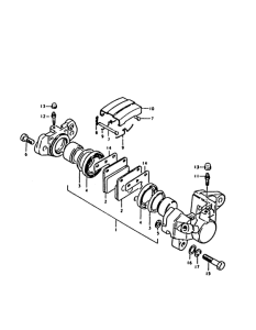 GS1000 Задний суппорт