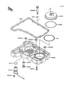 Z750 Поддон картера