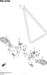 RM-Z250 Подножки