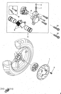 YQ50R Задний суппорт