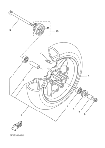 CW50RS Переднее колесо