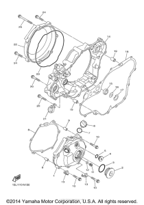 YZ450FEL Боковые крышки