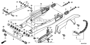 VT750RS Swingarm (2)