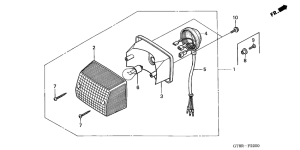 PK50S Taillight unit ass`y