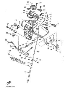 FZX750 Топливный бак