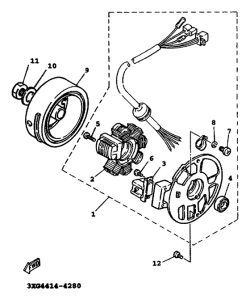 YW100T Генератор