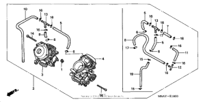 VT750C Карбюратор