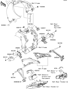 ZX1000 Рама ,крепежные детали