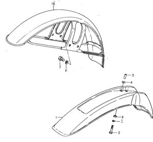 SP400 Переднее крыло