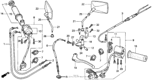 VT1100C2 Vt1100c2switches + cables + mirrors 95-97