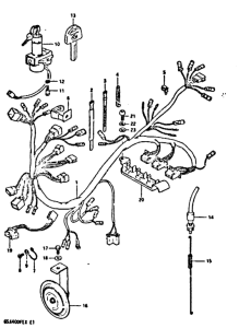 GSX400 Жгут проводов