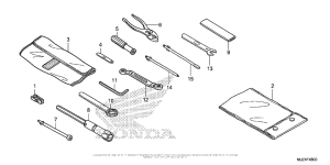 ST1300P (ABS) Инструмент