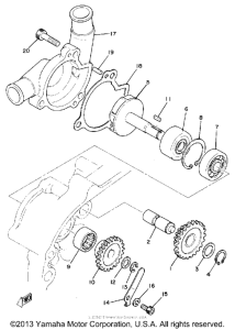 TZ125G Водяной насос