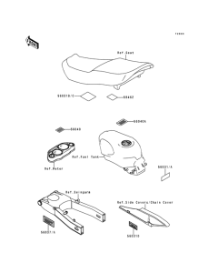 ZX600 Наклейки