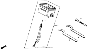 XR200R Air pressure gauge