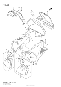 AN650 (ABS) Meter Panel (An650A L2 E33)