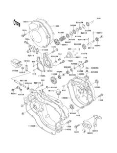 KX125 Engine cover(1 / 2)