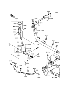 VN900 Задний торм цилиндр