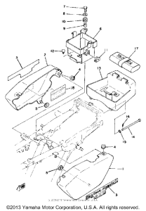 RD400F Side cover - box
