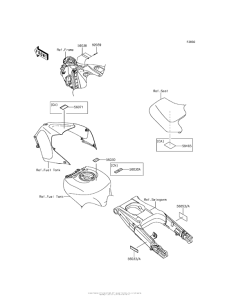 ZX1400 Лейбл предостережения