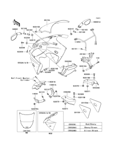 ZX600 Cowling(zx600-j1h)