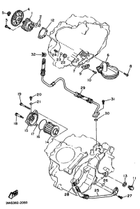 XT500E Масляный насос