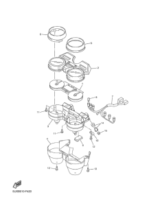 XJR1300 Приборы