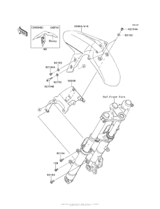 EX300 Крыло переднее