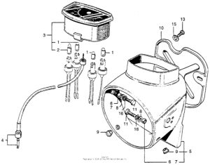 CA175 Ca175 headlight case