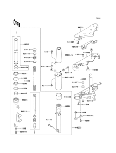 VN1500 Front fork(1 / 2)