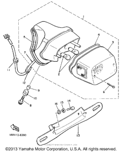 XV700CSC Фонарь