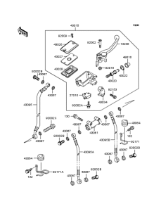 ZR400 Главный тормозной цилиндр