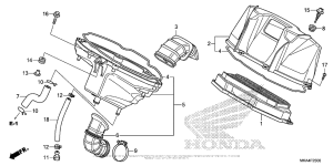 NC700X (DCT) Воздушный фильтр