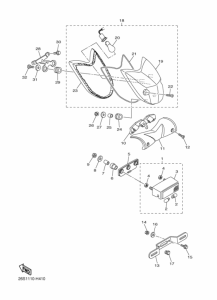 XVS950CT Taillight unit ass`y
