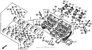 CB750 Головка цилиндров