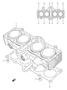 GSF250 Цилиндр